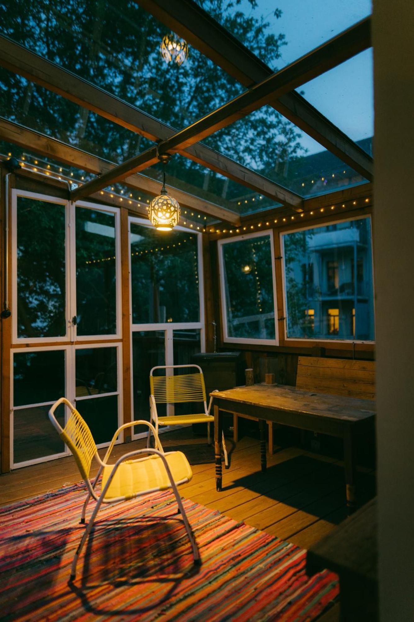 The Upholstery Tinyhouse Deluxe Eco Chalet Kreativ Citynah Chemnitz Exterior photo