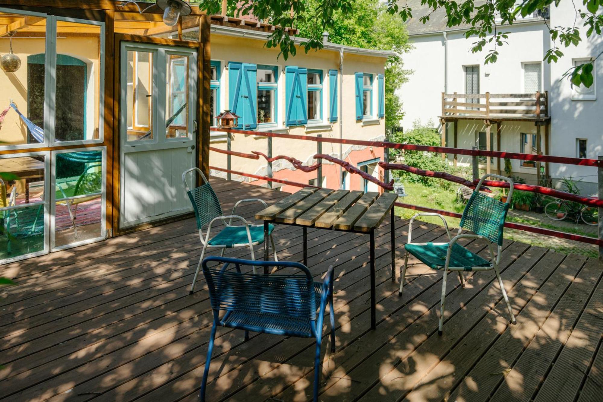 The Upholstery Tinyhouse Deluxe Eco Chalet Kreativ Citynah Chemnitz Exterior photo